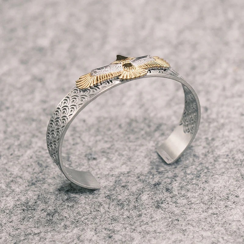 EAGLE GOLD BANGLE L