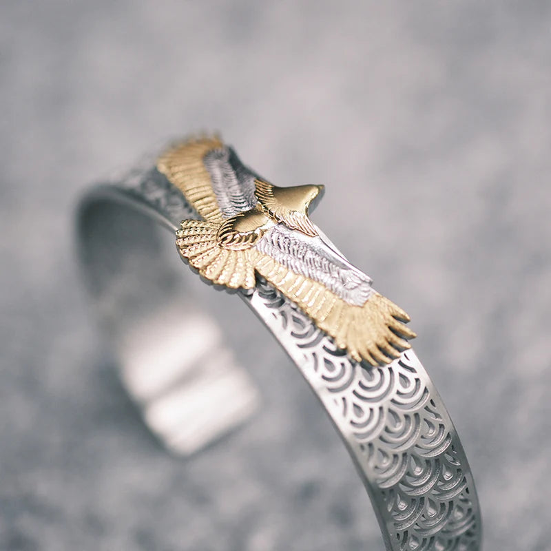 EAGLE GOLD BANGLE L