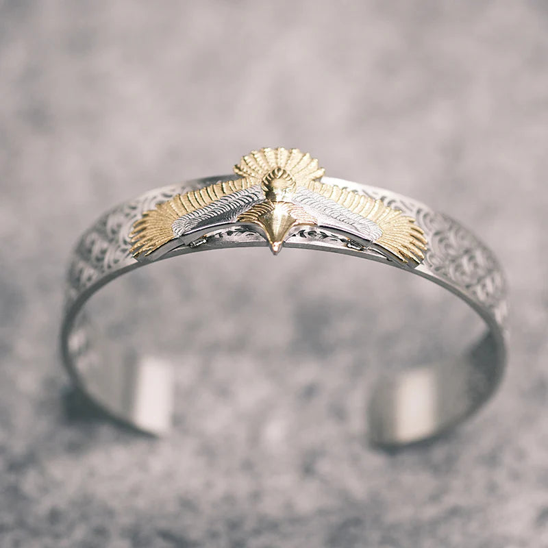 EAGLE GOLD BANGLE L